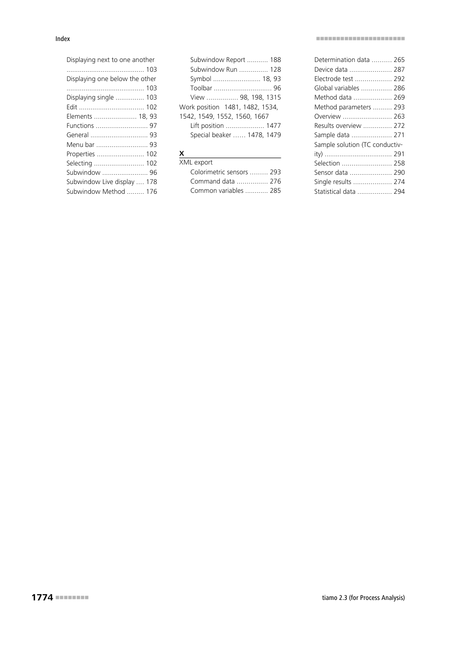 Metrohm tiamo 2.3 (process analysis) User Manual | Page 1790 / 1790