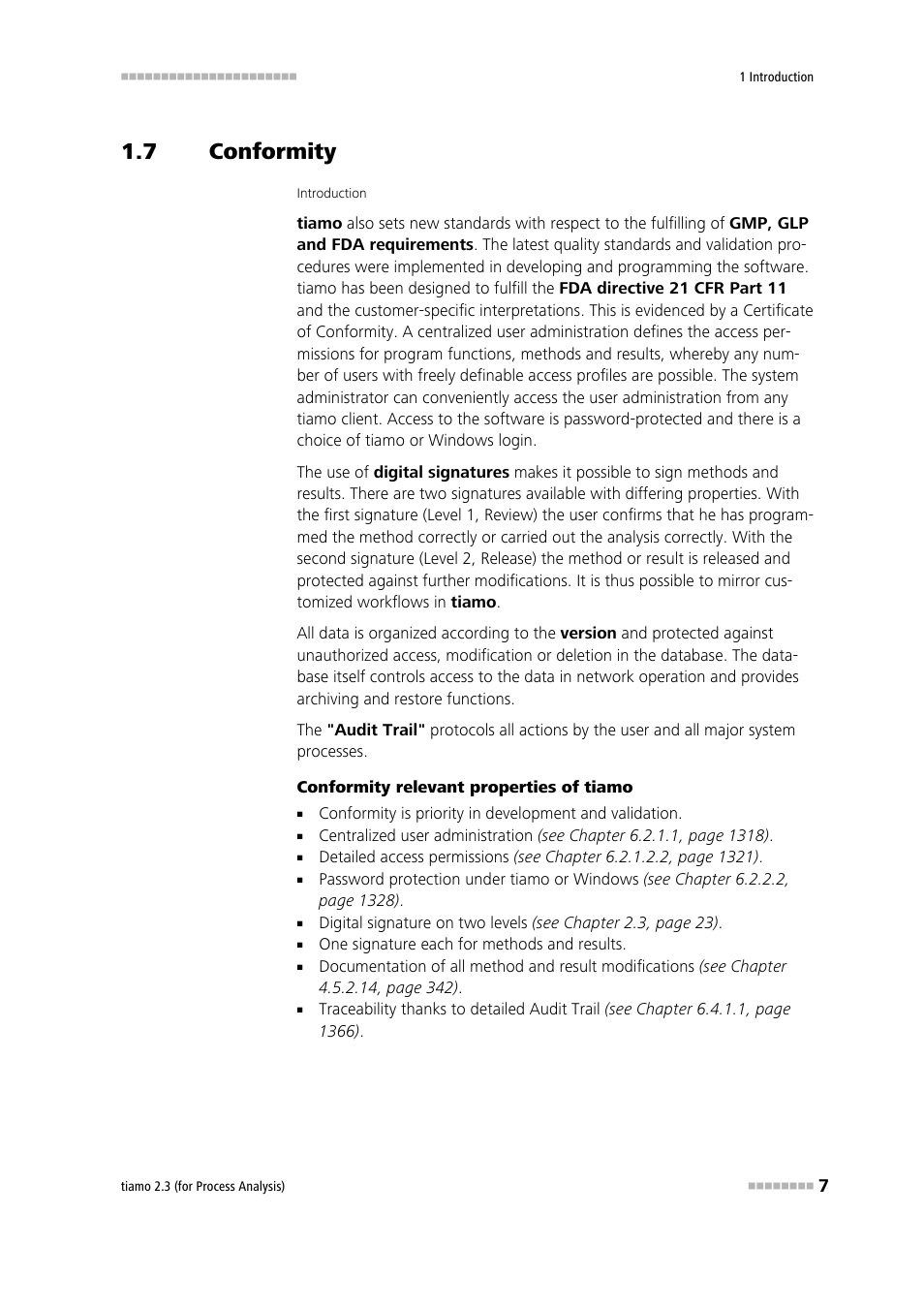 7 conformity, Conformity | Metrohm tiamo 2.3 (process analysis) User Manual | Page 23 / 1790