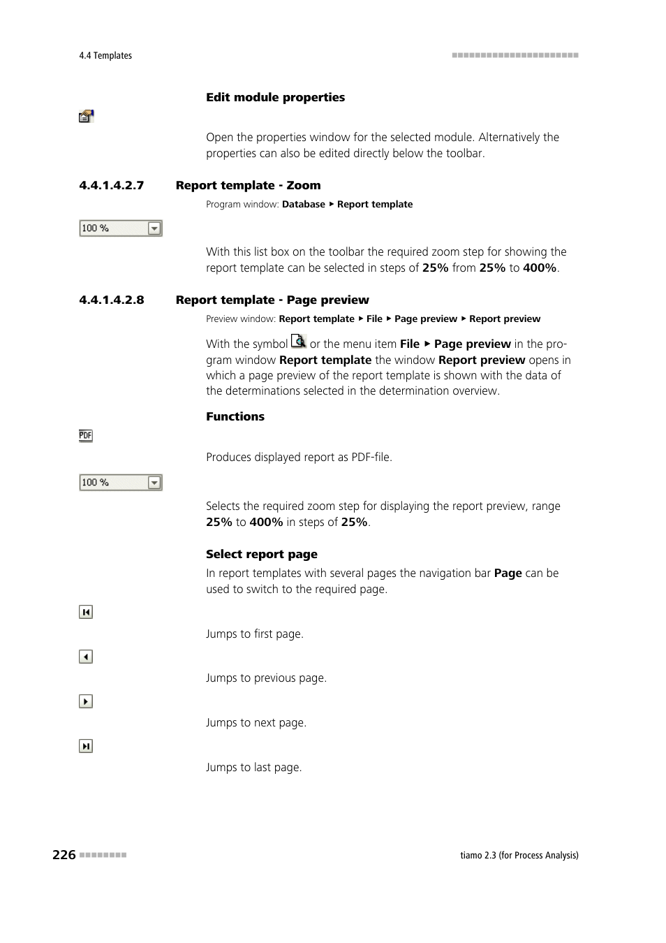 7 report template - zoom, Zooming | Metrohm tiamo 2.3 (process analysis) User Manual | Page 242 / 1790