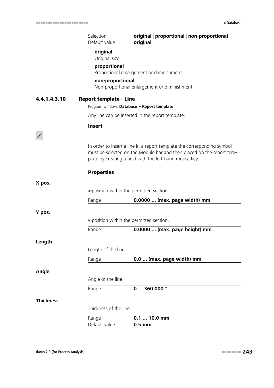 10 report template - line, Line | Metrohm tiamo 2.3 (process analysis) User Manual | Page 259 / 1790