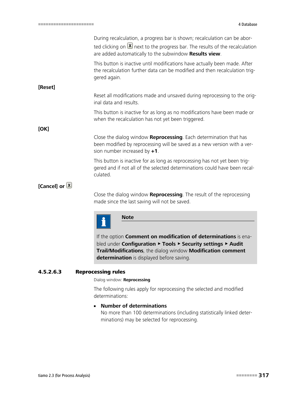 3 reprocessing rules | Metrohm tiamo 2.3 (process analysis) User Manual | Page 333 / 1790