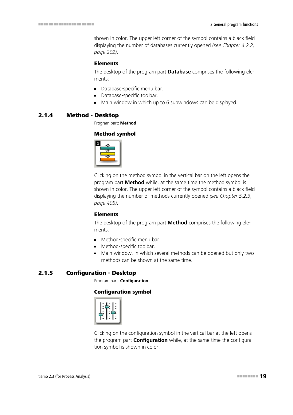 4 method - desktop, 5 configuration - desktop, Method - desktop | Configuration - desktop, Method, Configura, Tion | Metrohm tiamo 2.3 (process analysis) User Manual | Page 35 / 1790
