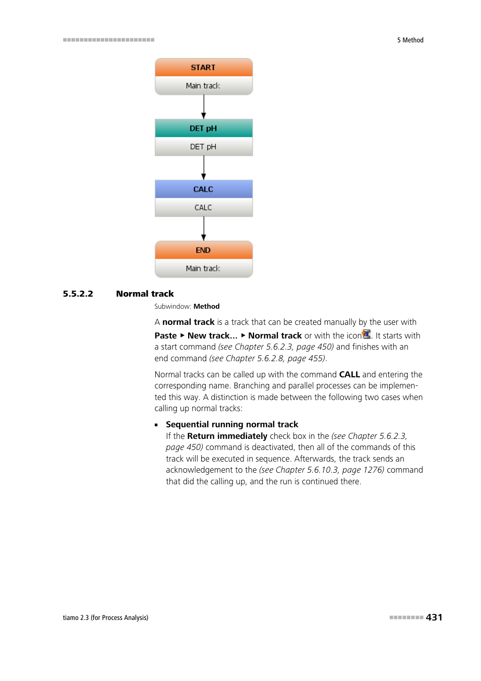 2 normal track, Normal track | Metrohm tiamo 2.3 (process analysis) User Manual | Page 447 / 1790