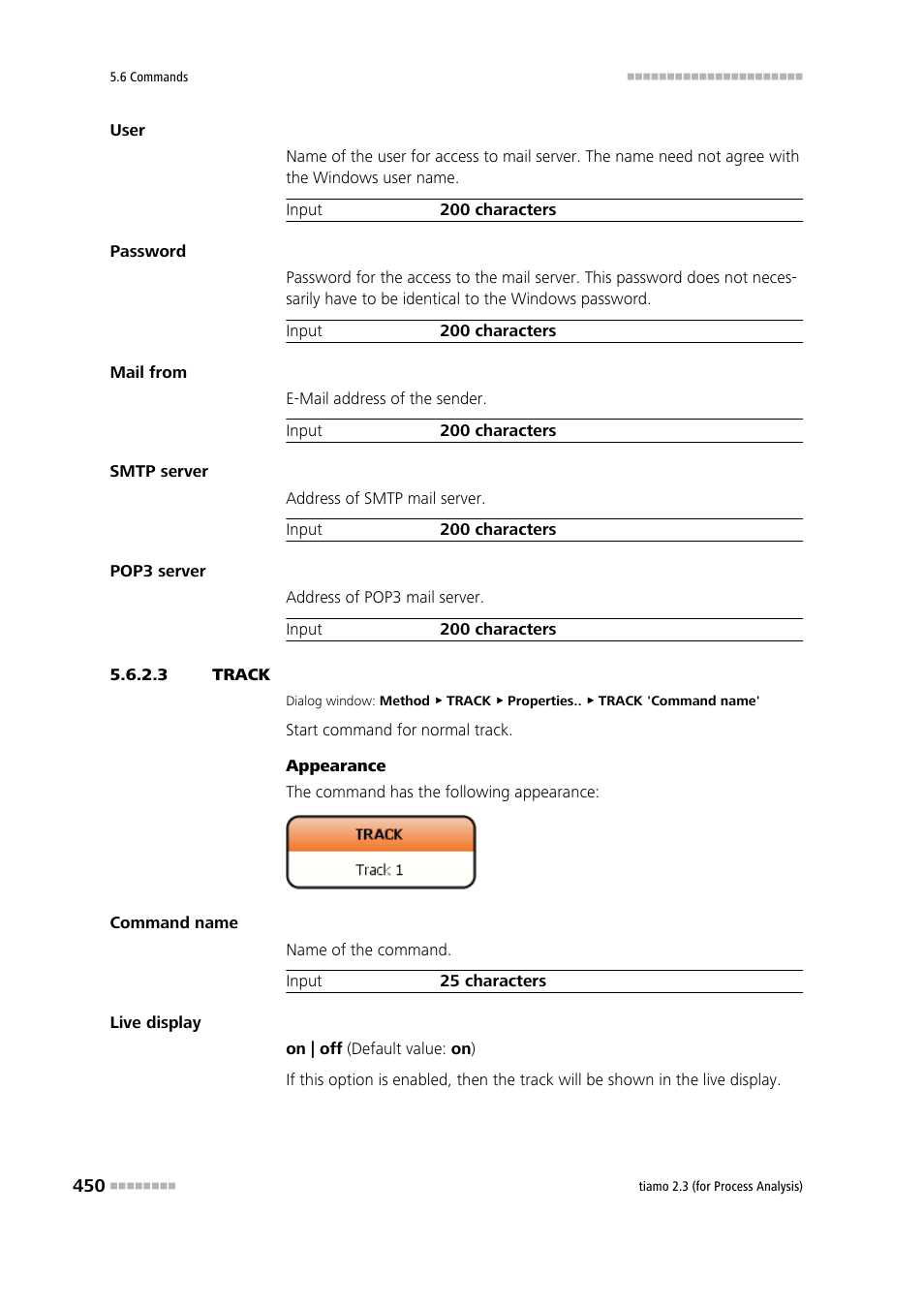 3 track, Track | Metrohm tiamo 2.3 (process analysis) User Manual | Page 466 / 1790