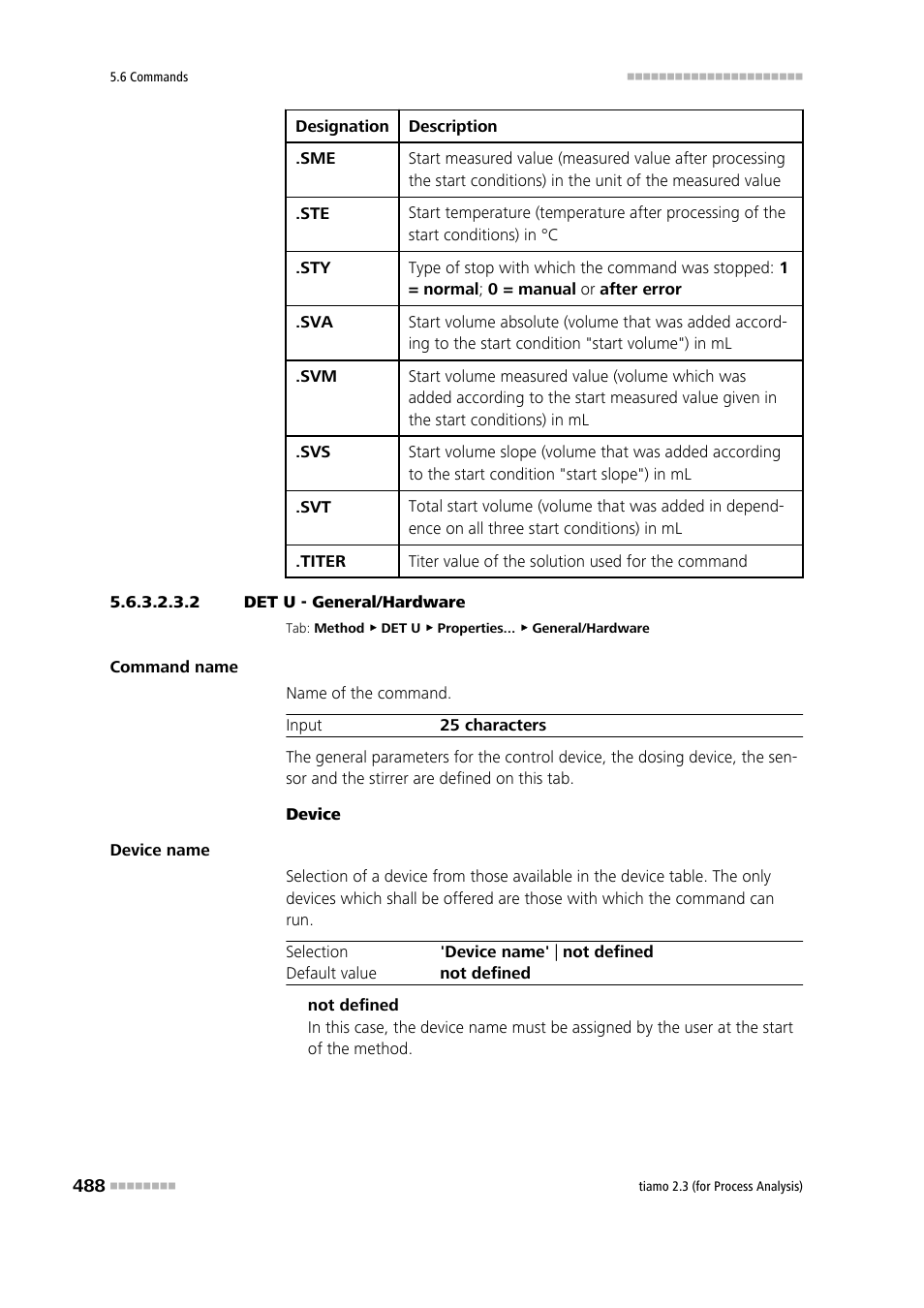 2 det u - general/hardware | Metrohm tiamo 2.3 (process analysis) User Manual | Page 504 / 1790