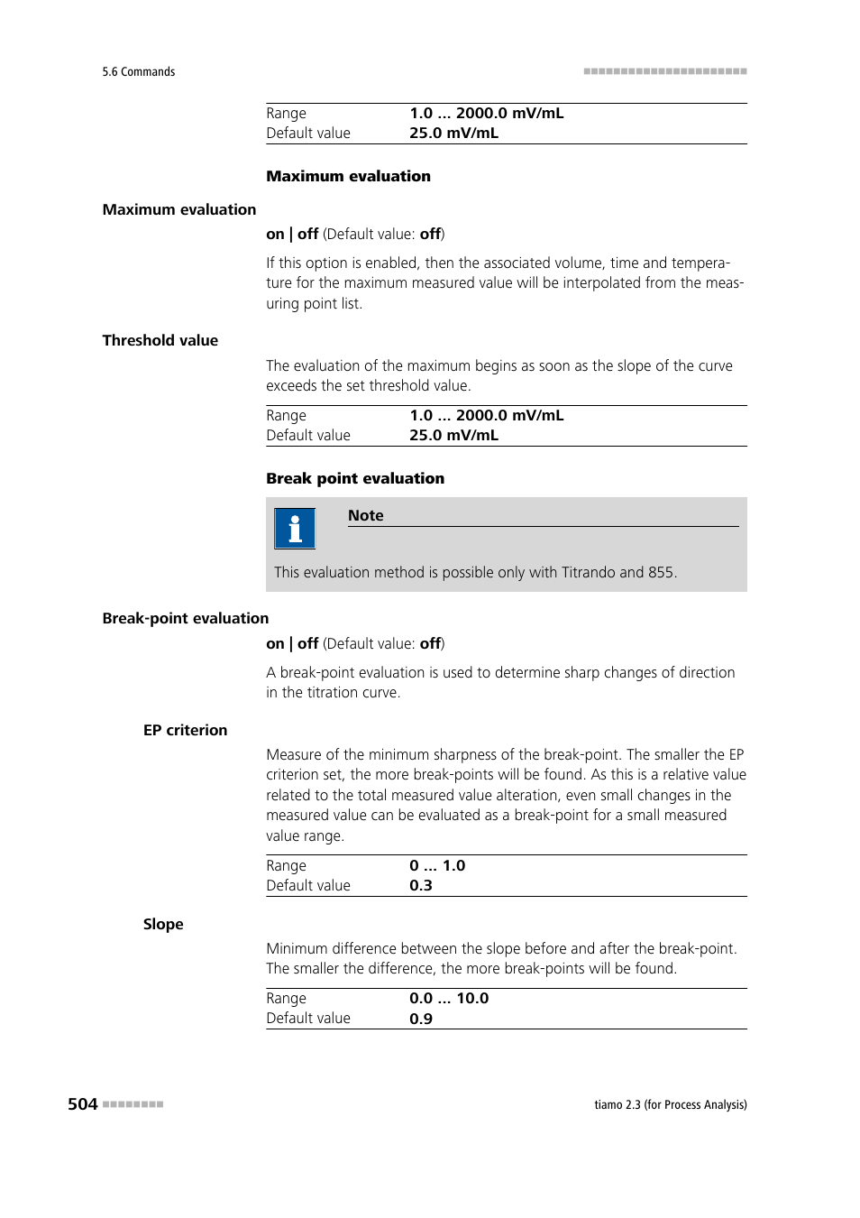 Metrohm tiamo 2.3 (process analysis) User Manual | Page 520 / 1790