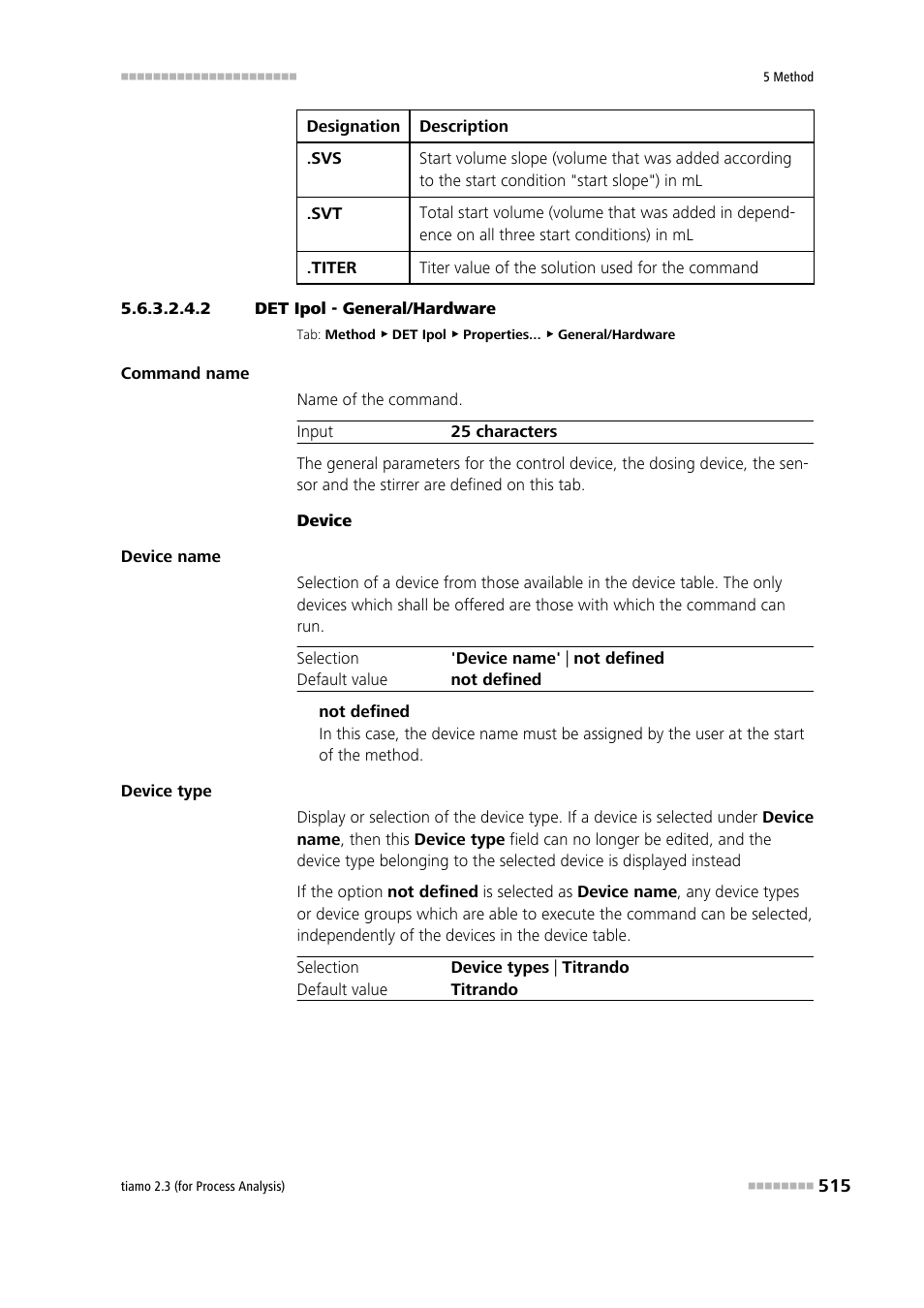 2 det ipol - general/hardware, General/hardware | Metrohm tiamo 2.3 (process analysis) User Manual | Page 531 / 1790