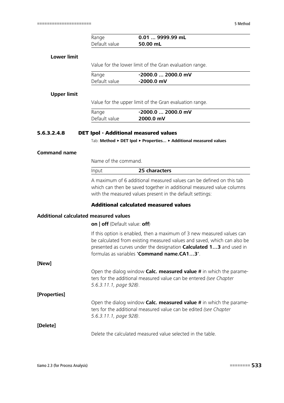 8 det ipol - additional measured values | Metrohm tiamo 2.3 (process analysis) User Manual | Page 549 / 1790