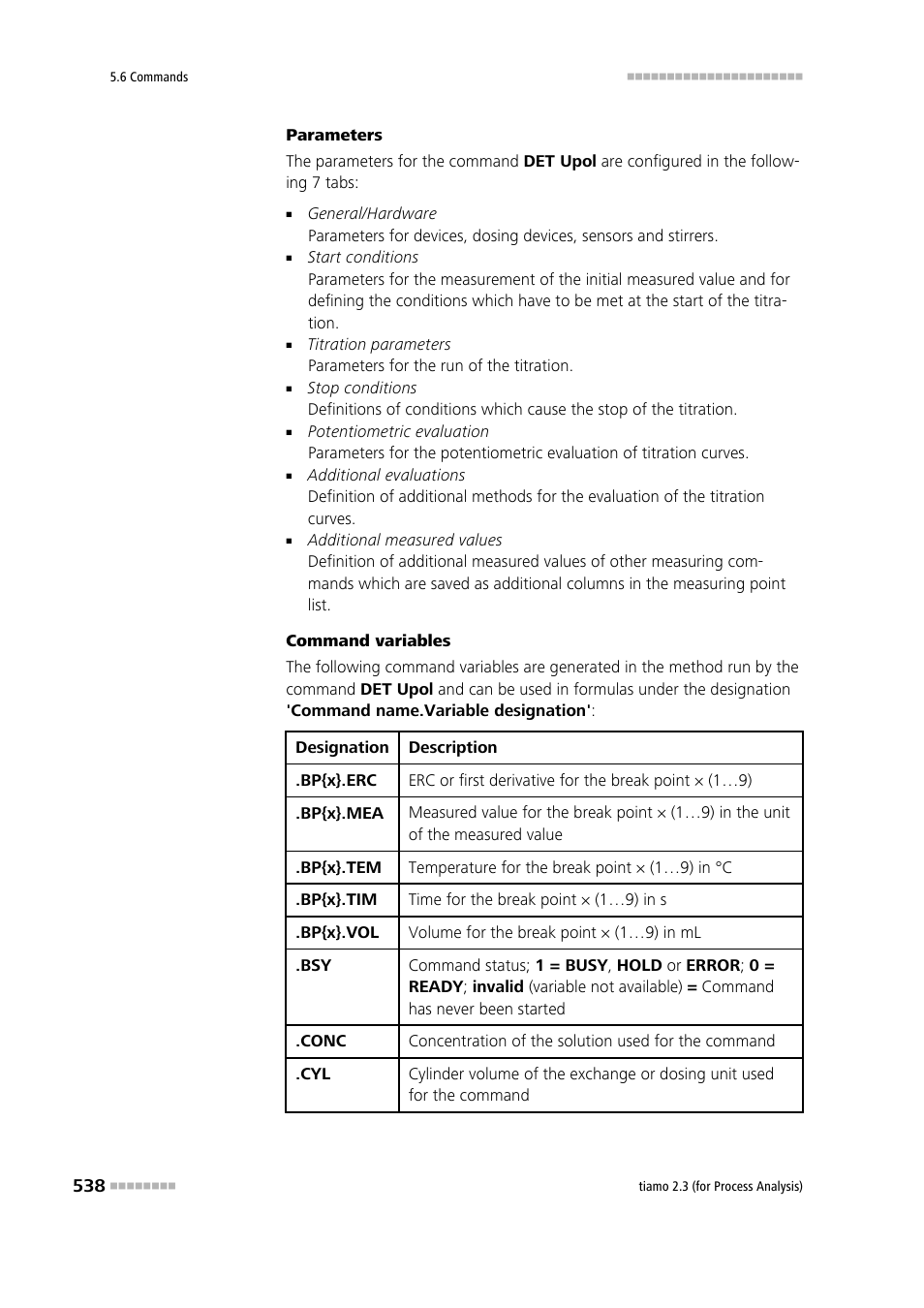 Metrohm tiamo 2.3 (process analysis) User Manual | Page 554 / 1790