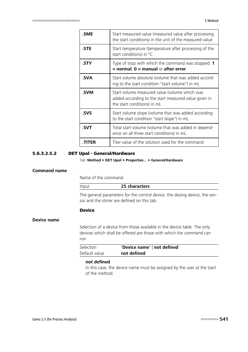 2 det upol - general/hardware, General/hardware | Metrohm tiamo 2.3 (process analysis) User Manual | Page 557 / 1790