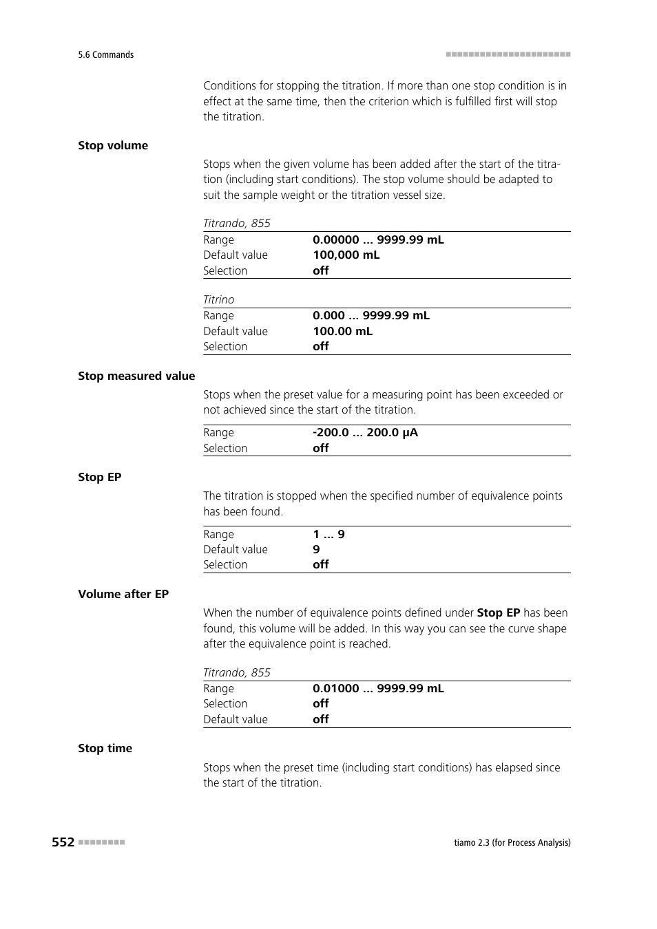 Metrohm tiamo 2.3 (process analysis) User Manual | Page 568 / 1790