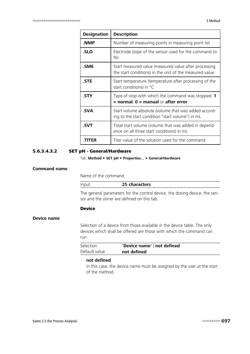 2 set ph - general/hardware, General/hardware | Metrohm tiamo 2.3 (process analysis) User Manual | Page 713 / 1790