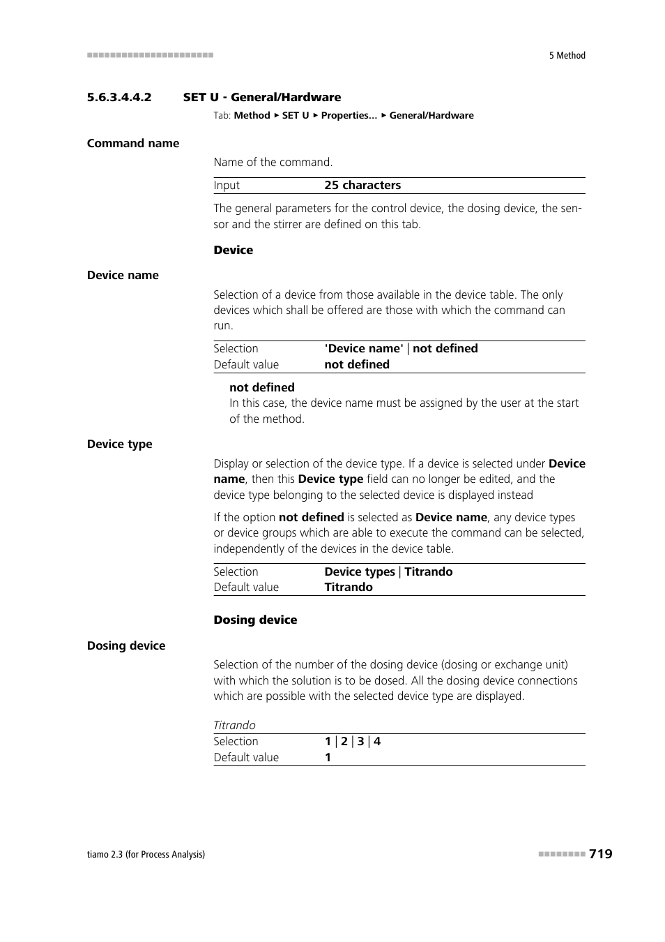 2 set u - general/hardware | Metrohm tiamo 2.3 (process analysis) User Manual | Page 735 / 1790