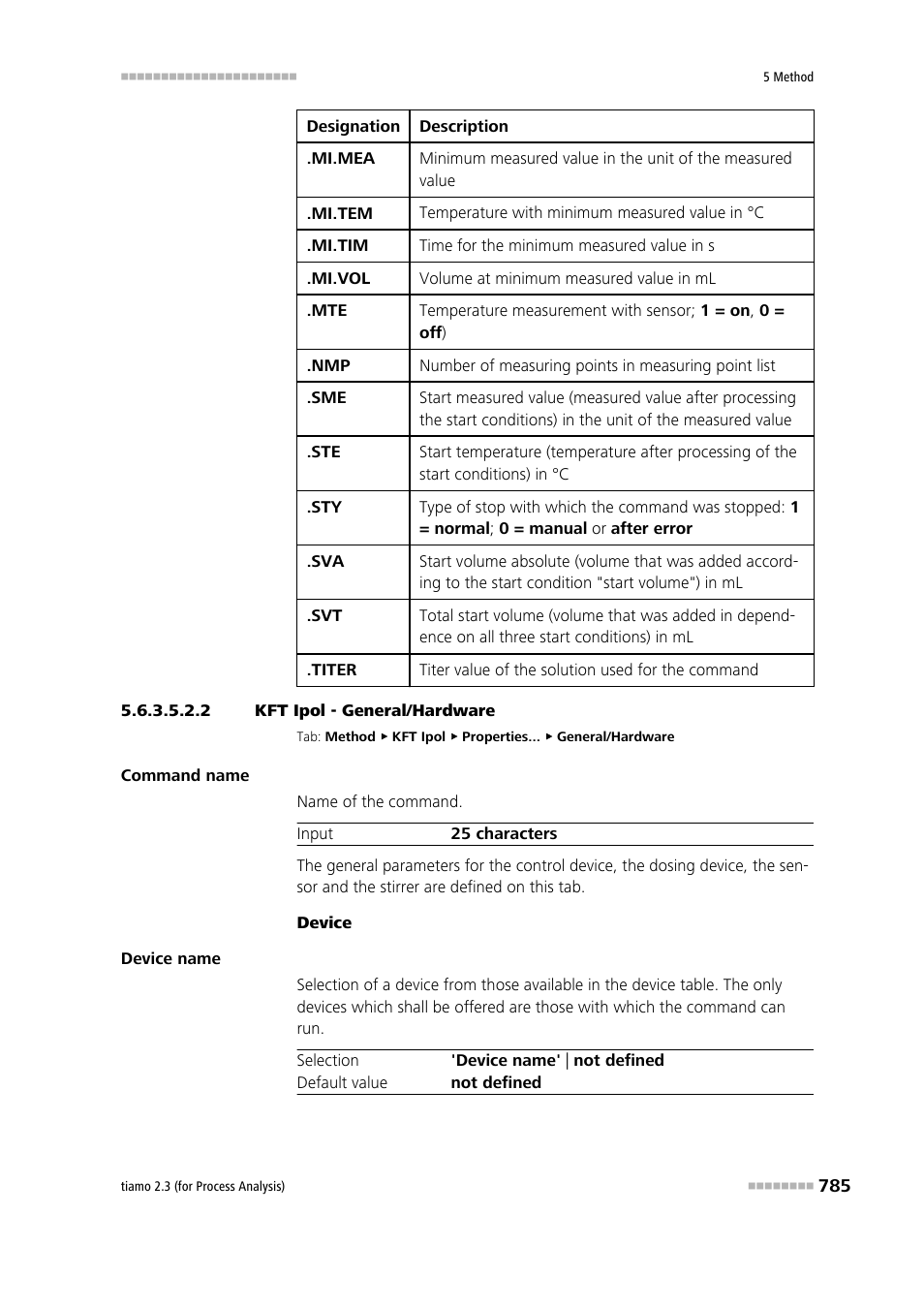 2 kft ipol - general/hardware, General/hardware | Metrohm tiamo 2.3 (process analysis) User Manual | Page 801 / 1790