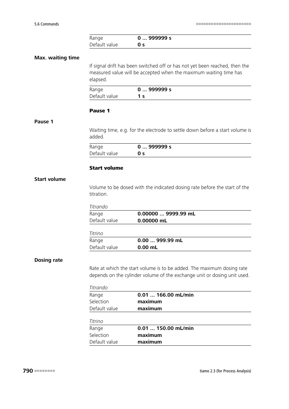 Metrohm tiamo 2.3 (process analysis) User Manual | Page 806 / 1790