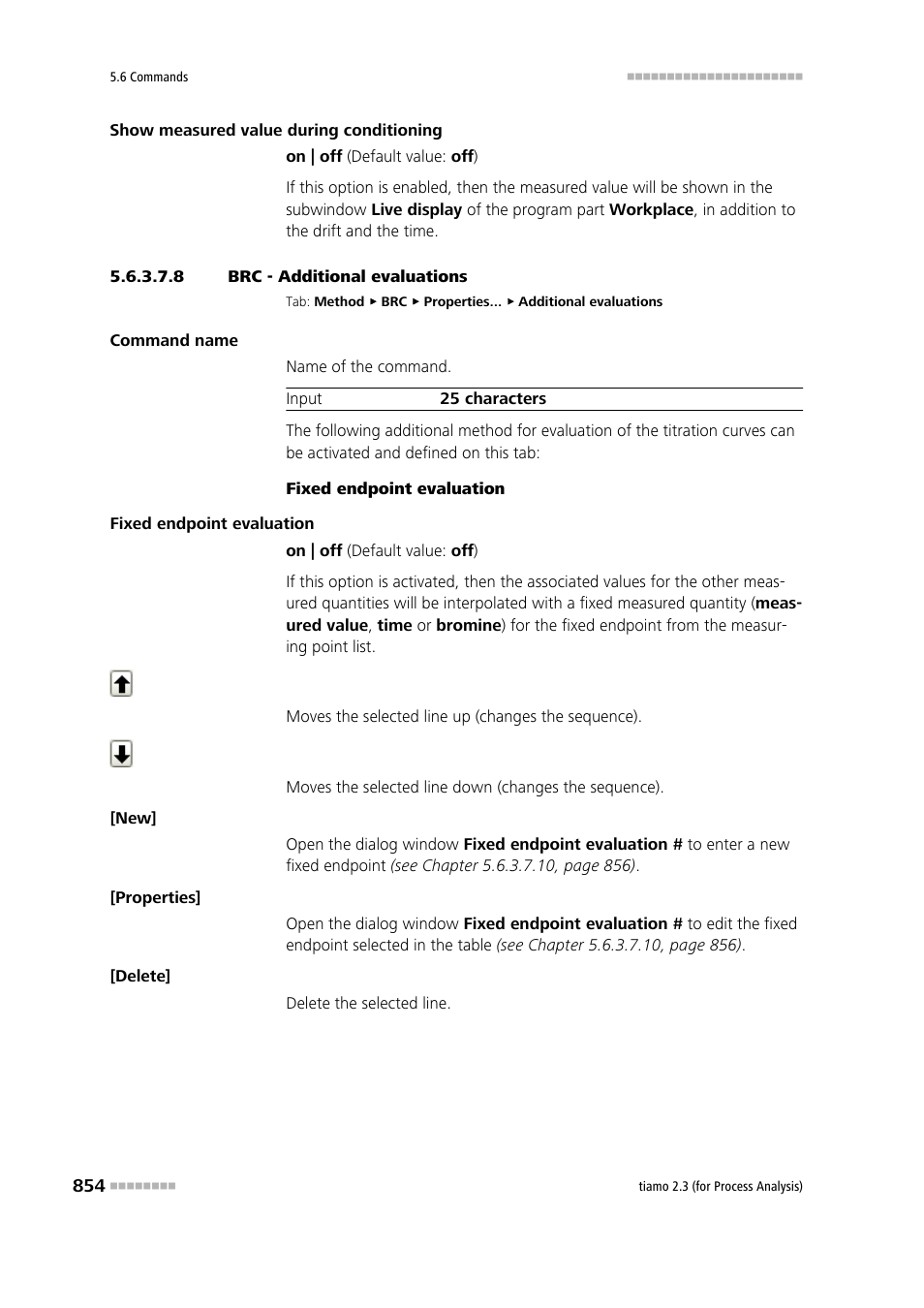 8 brc - additional evaluations, Additional evaluations | Metrohm tiamo 2.3 (process analysis) User Manual | Page 870 / 1790
