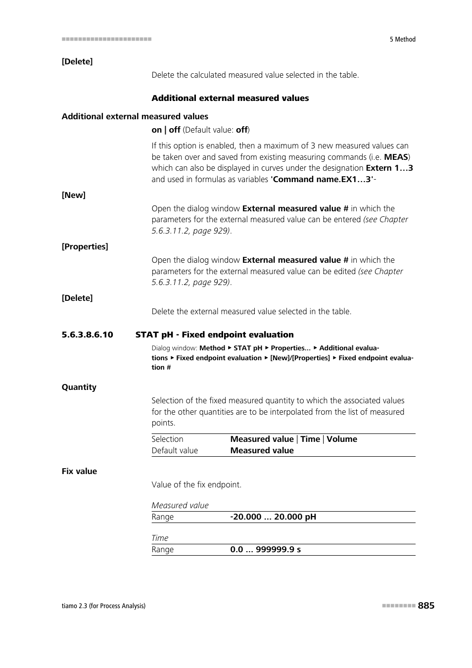 10 stat ph - fixed endpoint evaluation | Metrohm tiamo 2.3 (process analysis) User Manual | Page 901 / 1790