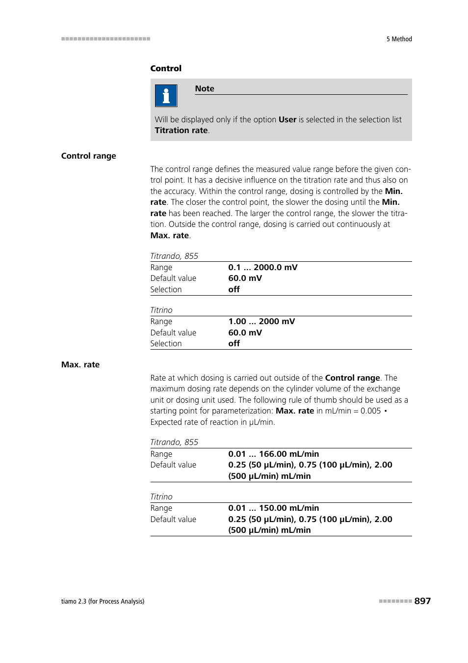 Metrohm tiamo 2.3 (process analysis) User Manual | Page 913 / 1790