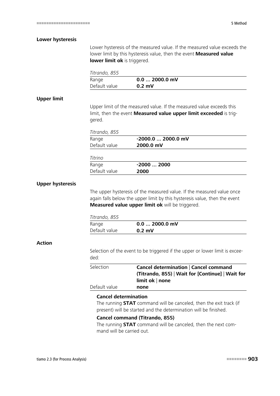 Metrohm tiamo 2.3 (process analysis) User Manual | Page 919 / 1790
