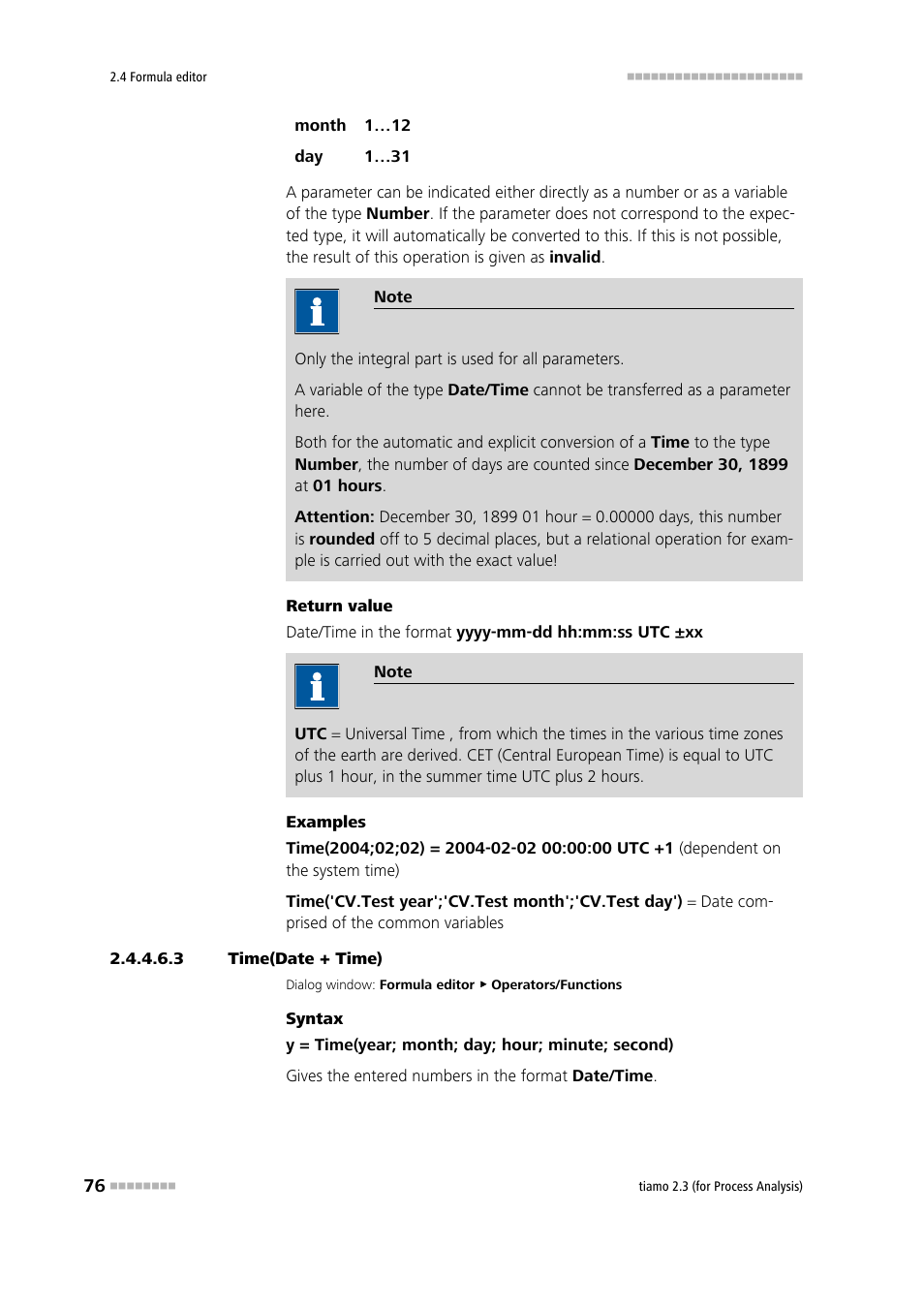 3 time(date + time), Time(date+time) | Metrohm tiamo 2.3 (process analysis) User Manual | Page 92 / 1790