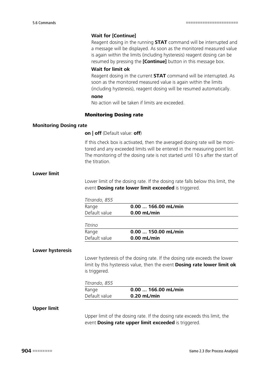 Metrohm tiamo 2.3 (process analysis) User Manual | Page 920 / 1790