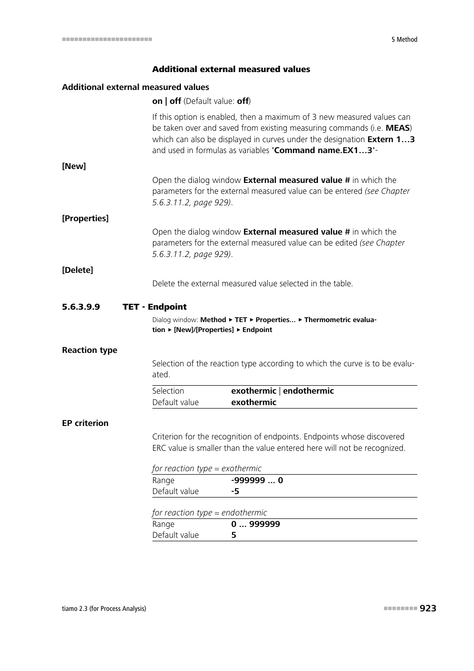 9 tet - endpoint | Metrohm tiamo 2.3 (process analysis) User Manual | Page 939 / 1790