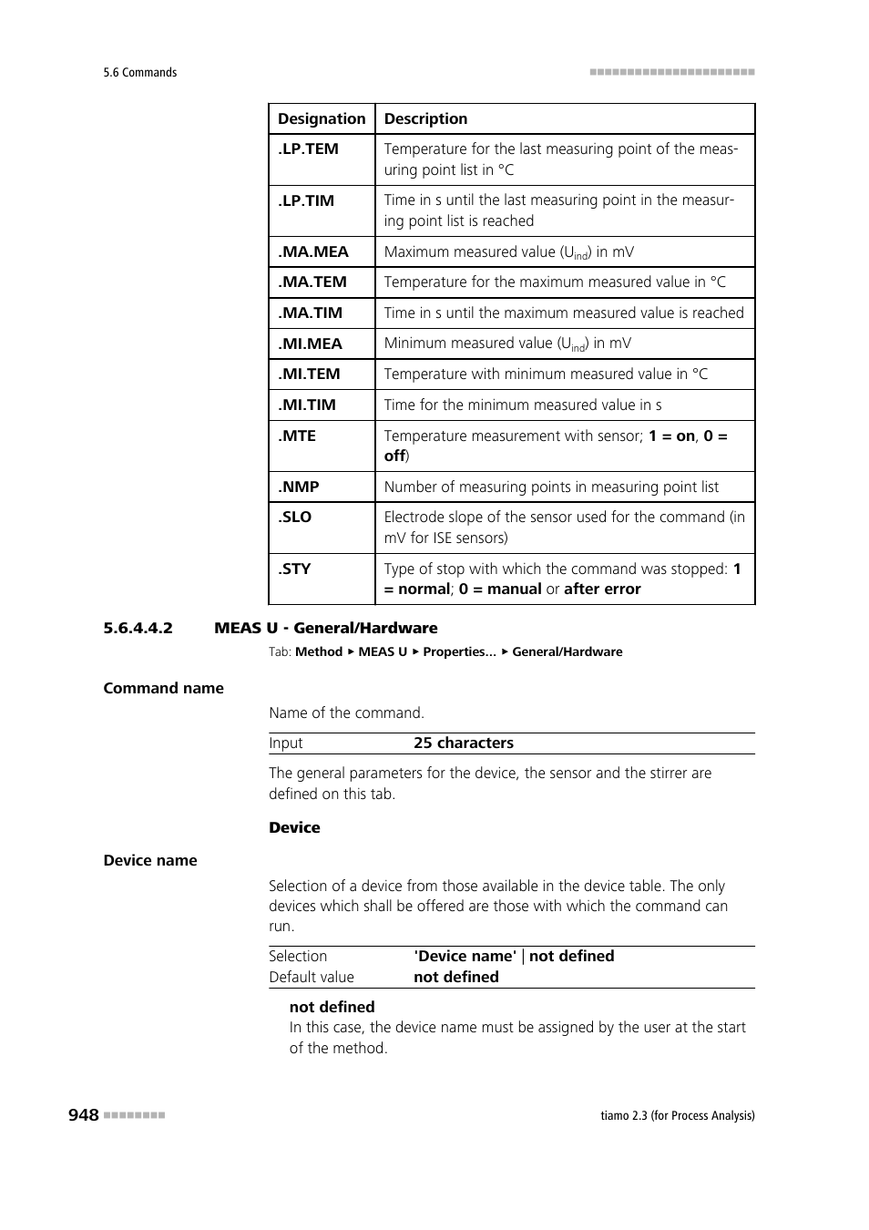 2 meas u - general/hardware, General/hardware | Metrohm tiamo 2.3 (process analysis) User Manual | Page 964 / 1790