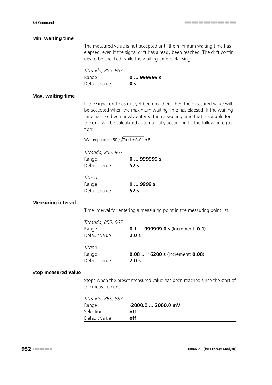 Metrohm tiamo 2.3 (process analysis) User Manual | Page 968 / 1790