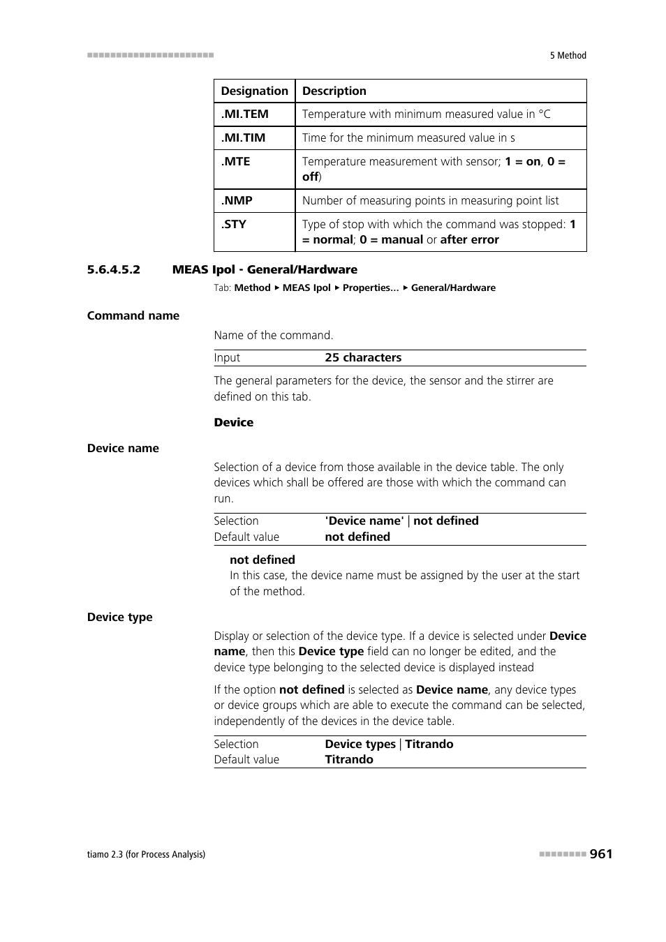 2 meas ipol - general/hardware, General/hardware | Metrohm tiamo 2.3 (process analysis) User Manual | Page 977 / 1790