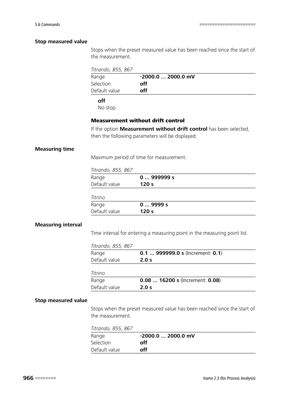 Metrohm tiamo 2.3 (process analysis) User Manual | Page 982 / 1790