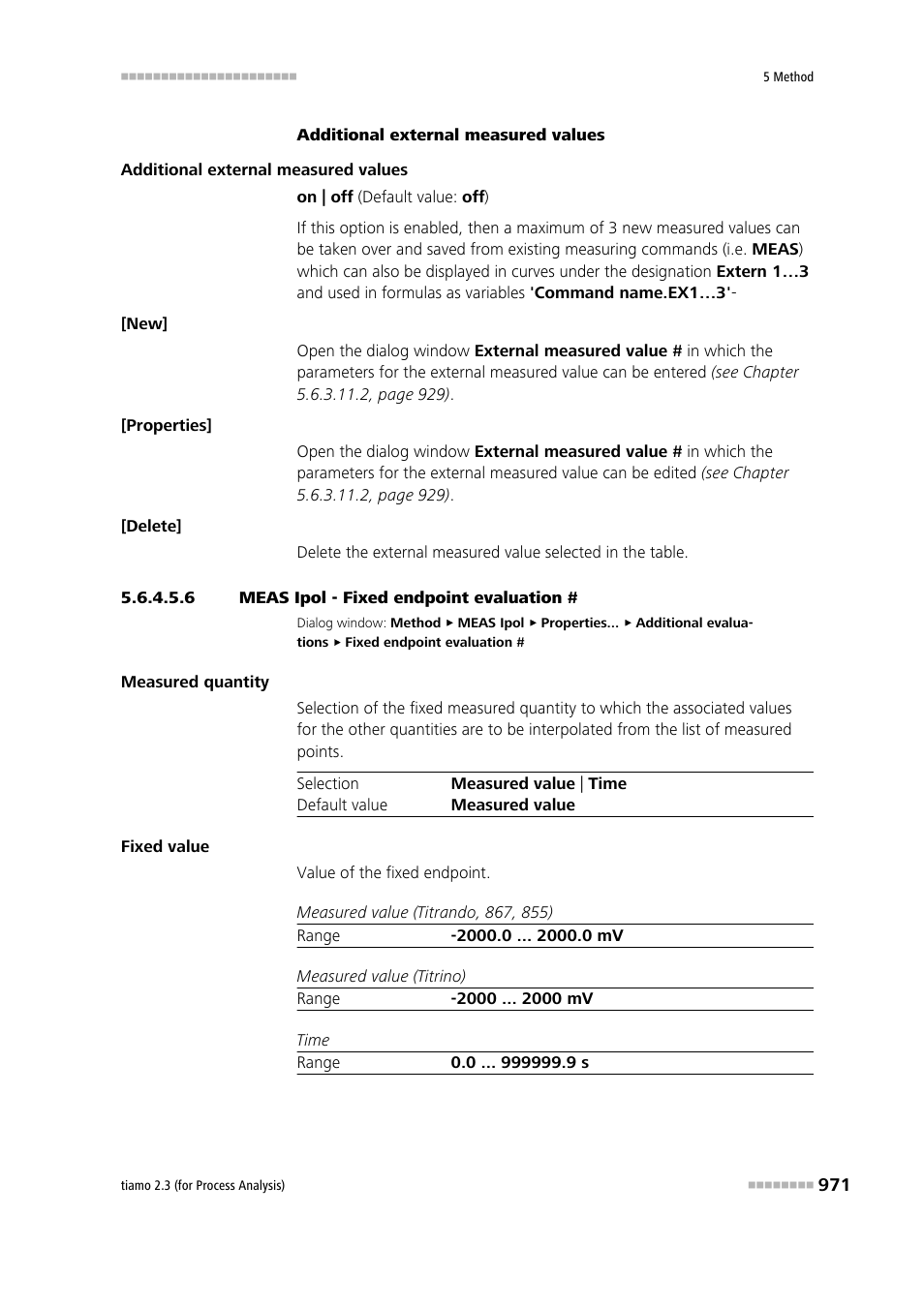 6 meas ipol - fixed endpoint evaluation | Metrohm tiamo 2.3 (process analysis) User Manual | Page 987 / 1790