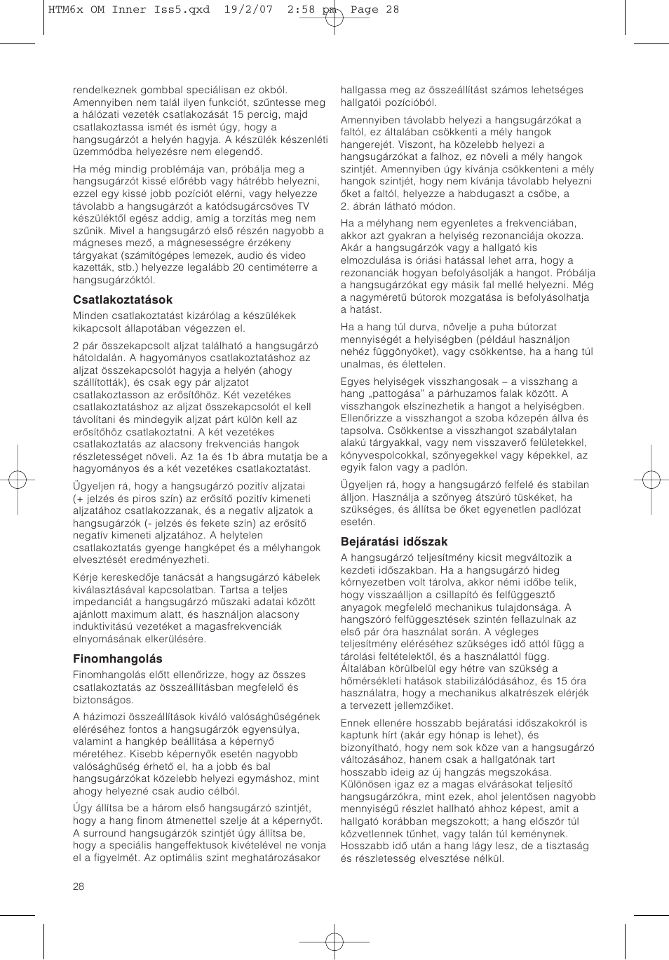 Bowers & Wilkins HTM61 User Manual | Page 31 / 44