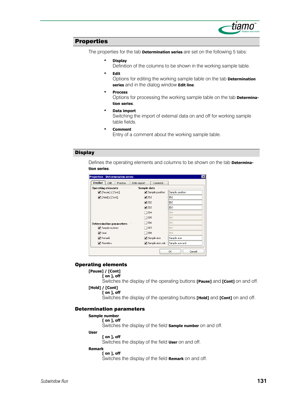 Properties | Metrohm tiamo 1.0 Manual User Manual | Page 155 / 714