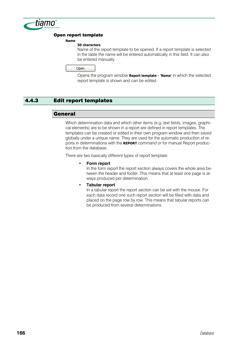 3 edit report templates | Metrohm tiamo 1.0 Manual User Manual | Page 190 / 714