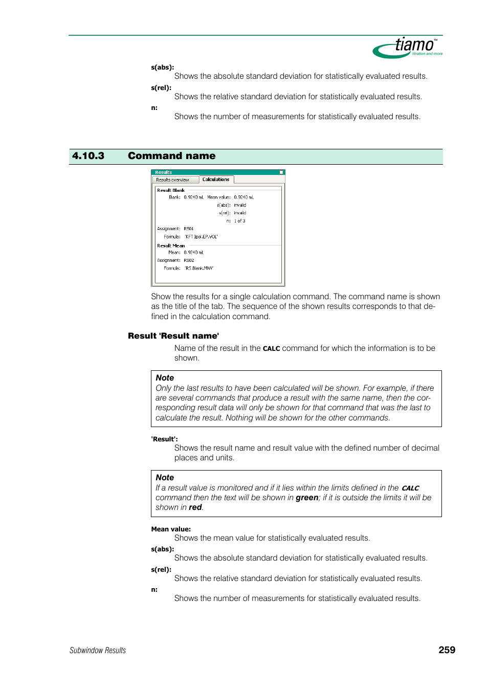 3 command name | Metrohm tiamo 1.0 Manual User Manual | Page 283 / 714
