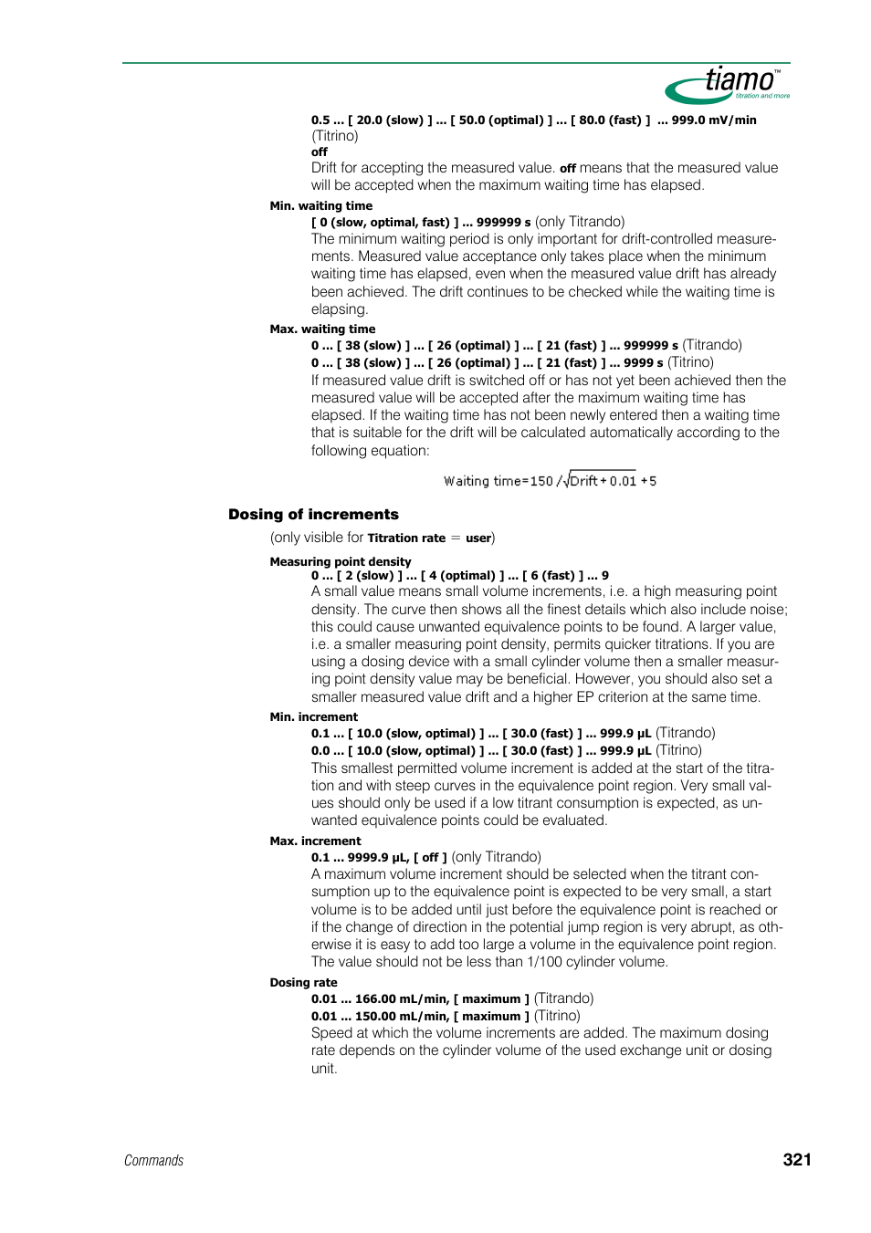 Metrohm tiamo 1.0 Manual User Manual | Page 345 / 714