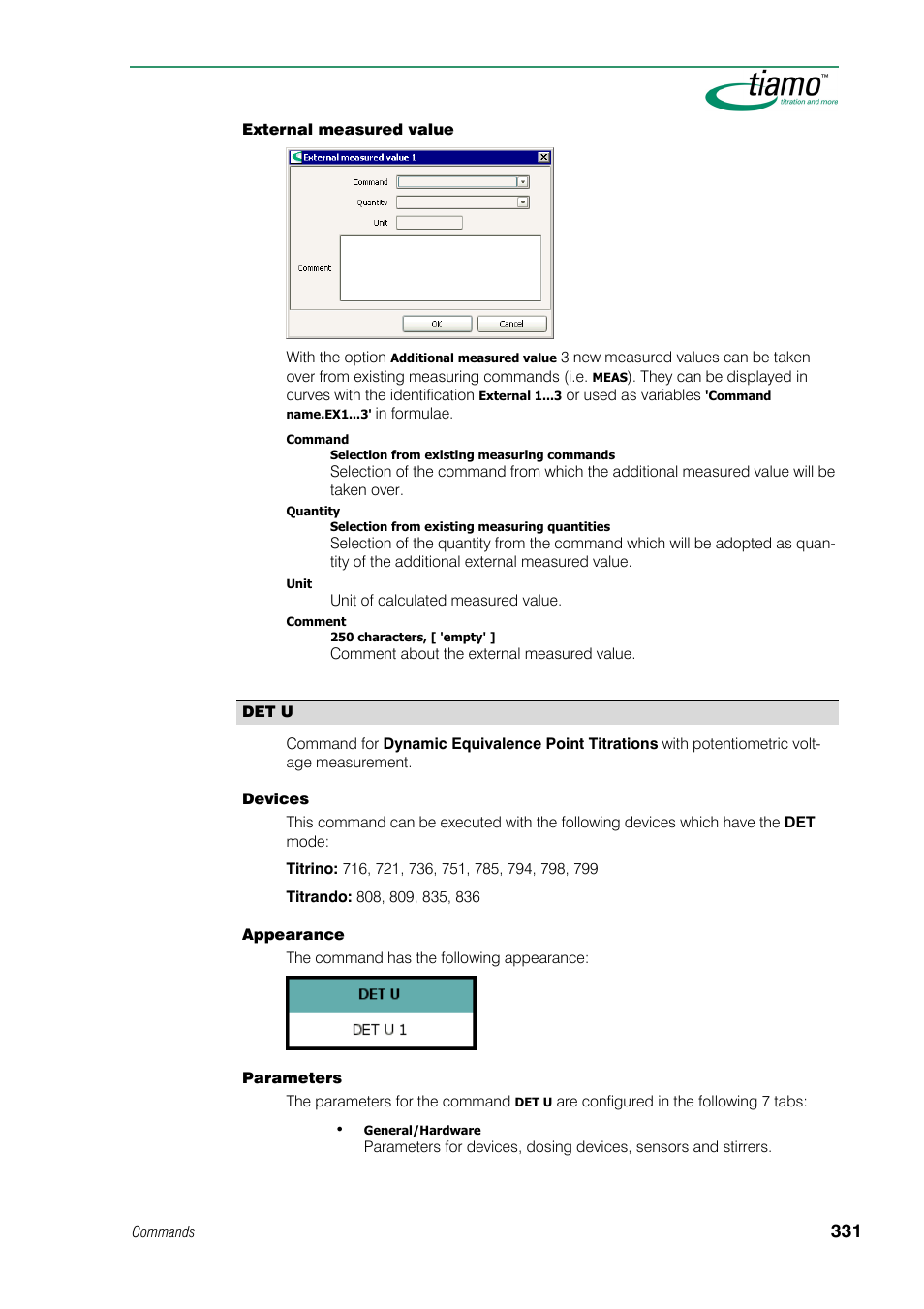 Metrohm tiamo 1.0 Manual User Manual | Page 355 / 714