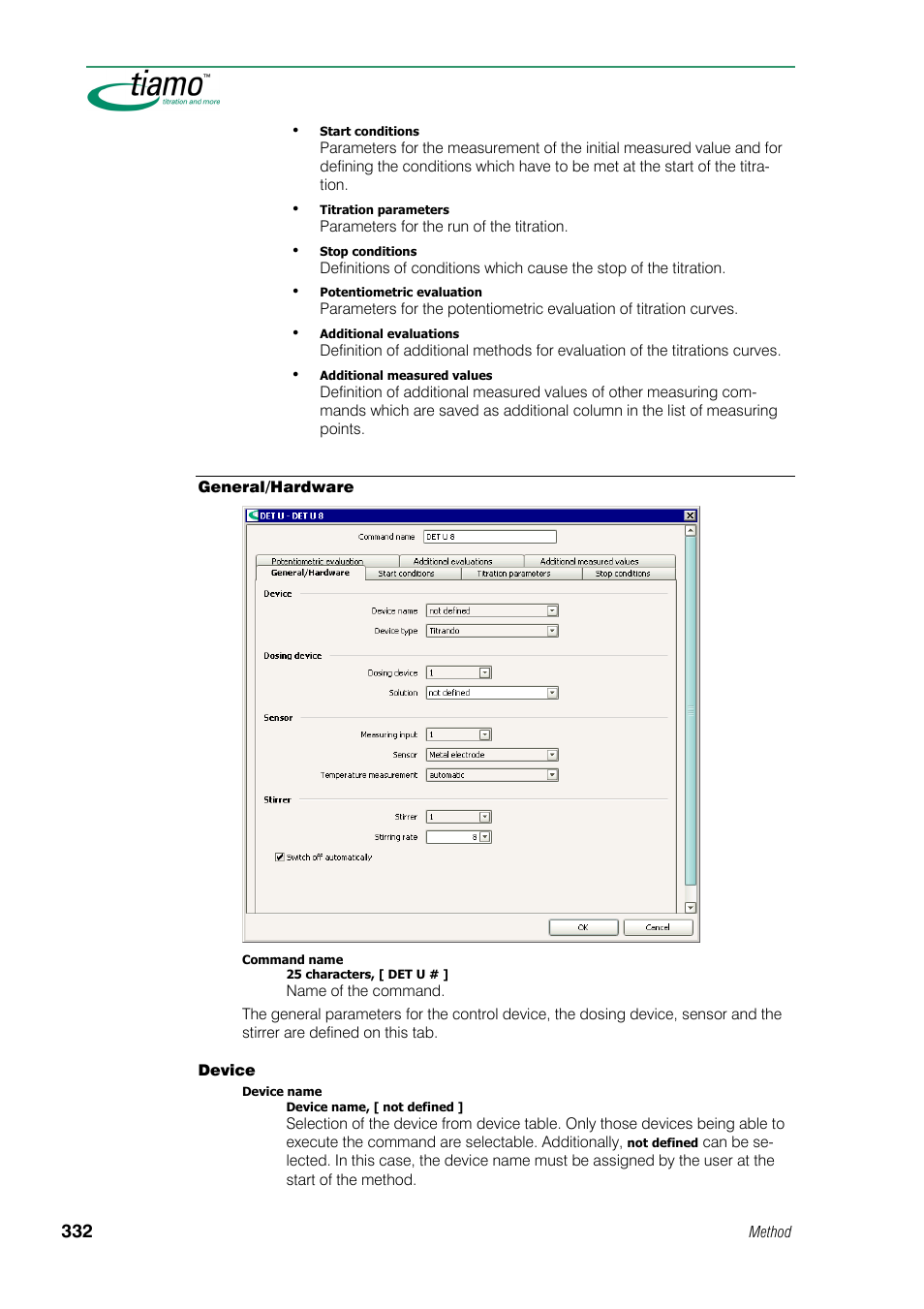 Metrohm tiamo 1.0 Manual User Manual | Page 356 / 714