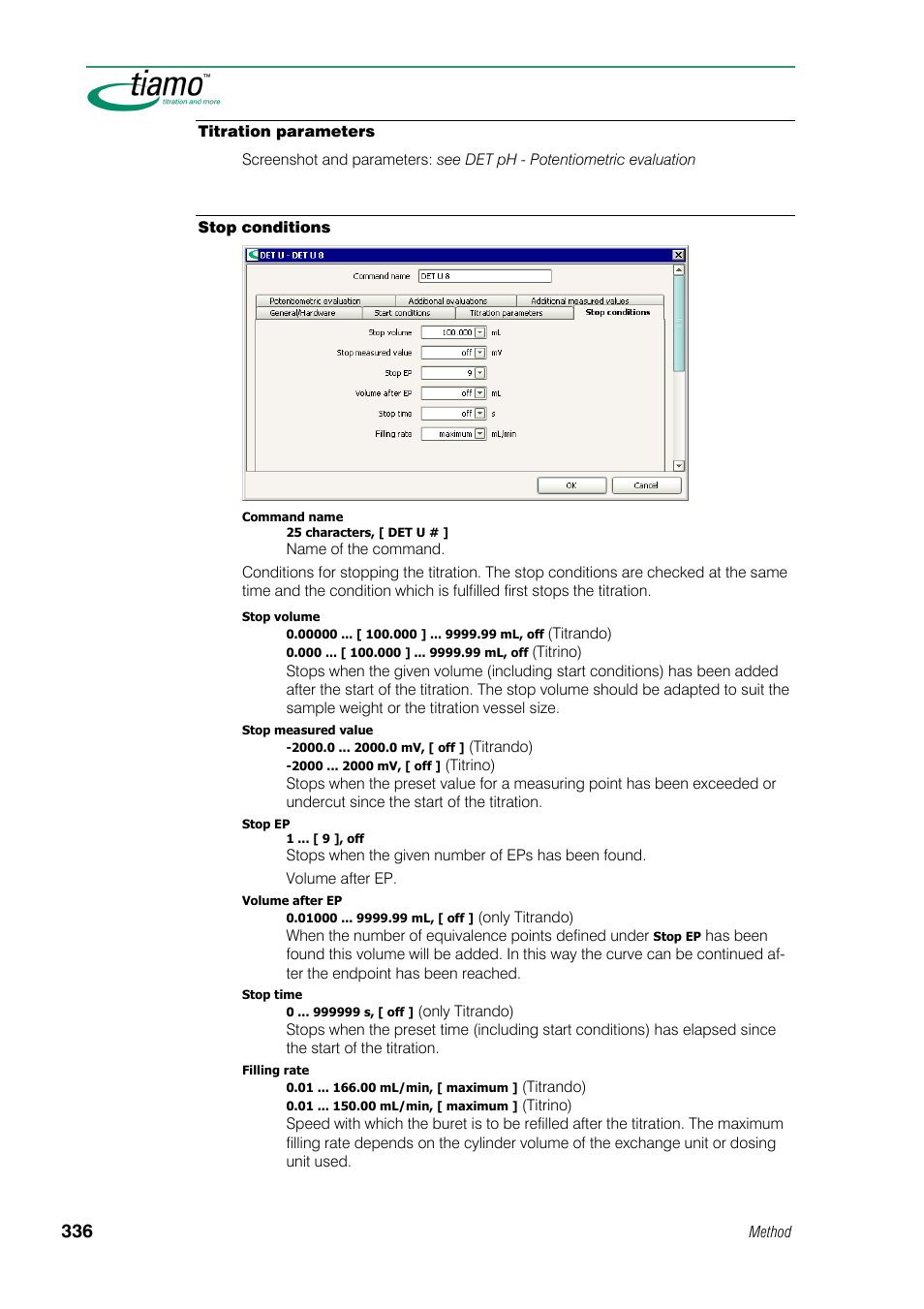 Metrohm tiamo 1.0 Manual User Manual | Page 360 / 714