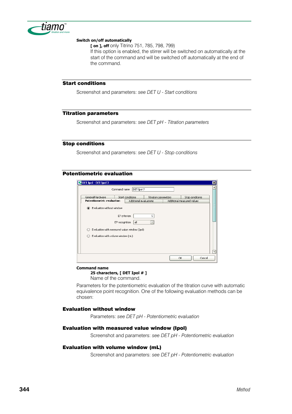 Metrohm tiamo 1.0 Manual User Manual | Page 368 / 714