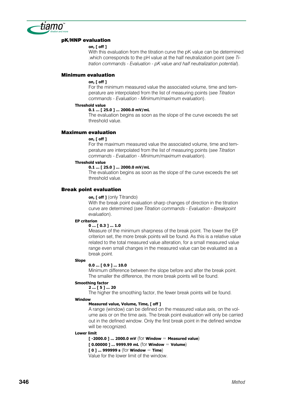 Metrohm tiamo 1.0 Manual User Manual | Page 370 / 714