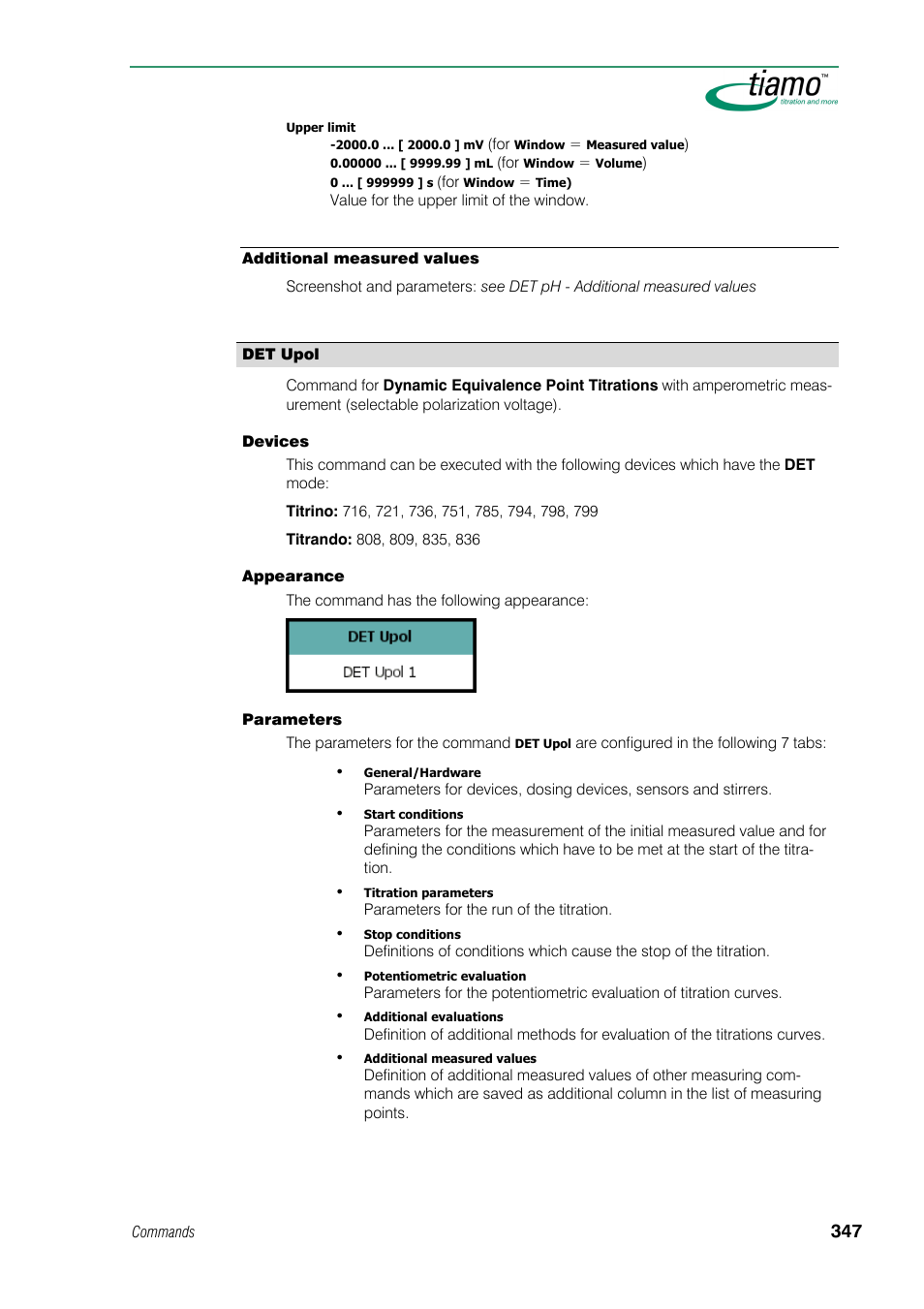 Metrohm tiamo 1.0 Manual User Manual | Page 371 / 714