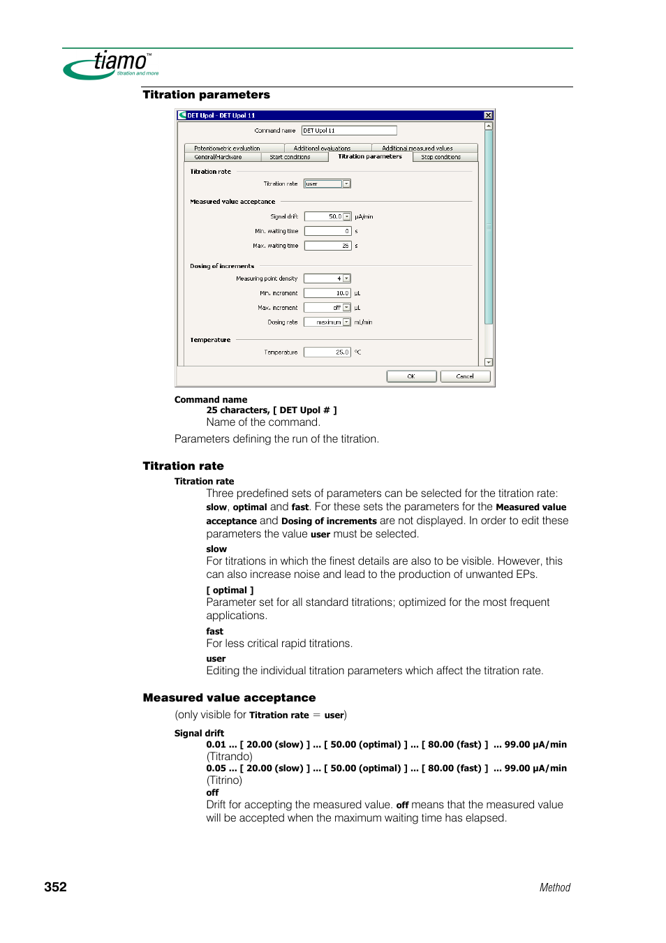 Metrohm tiamo 1.0 Manual User Manual | Page 376 / 714