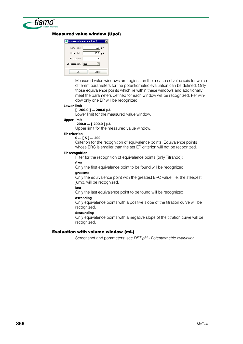 Metrohm tiamo 1.0 Manual User Manual | Page 380 / 714
