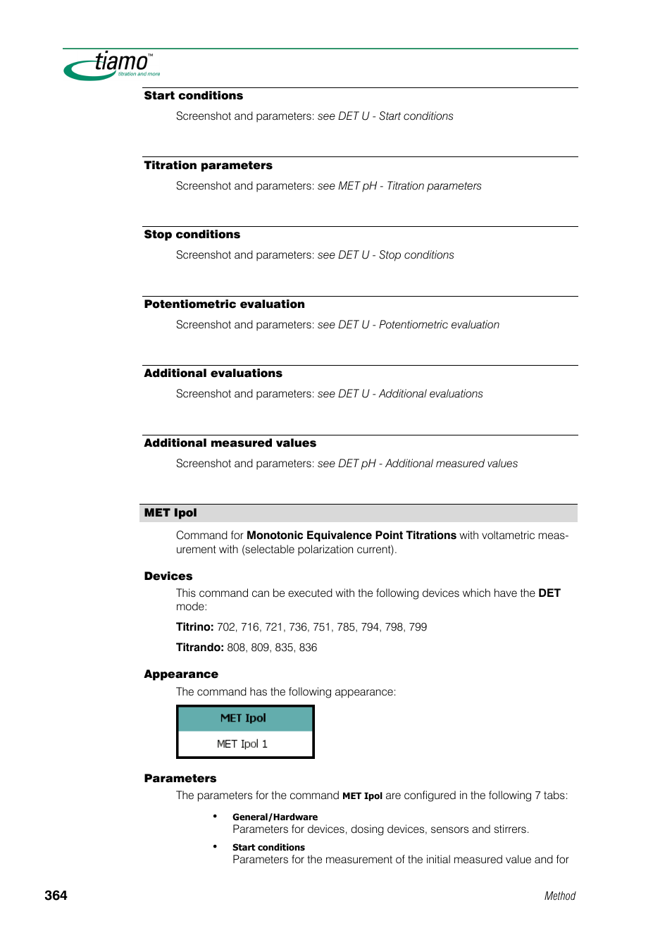 Metrohm tiamo 1.0 Manual User Manual | Page 388 / 714