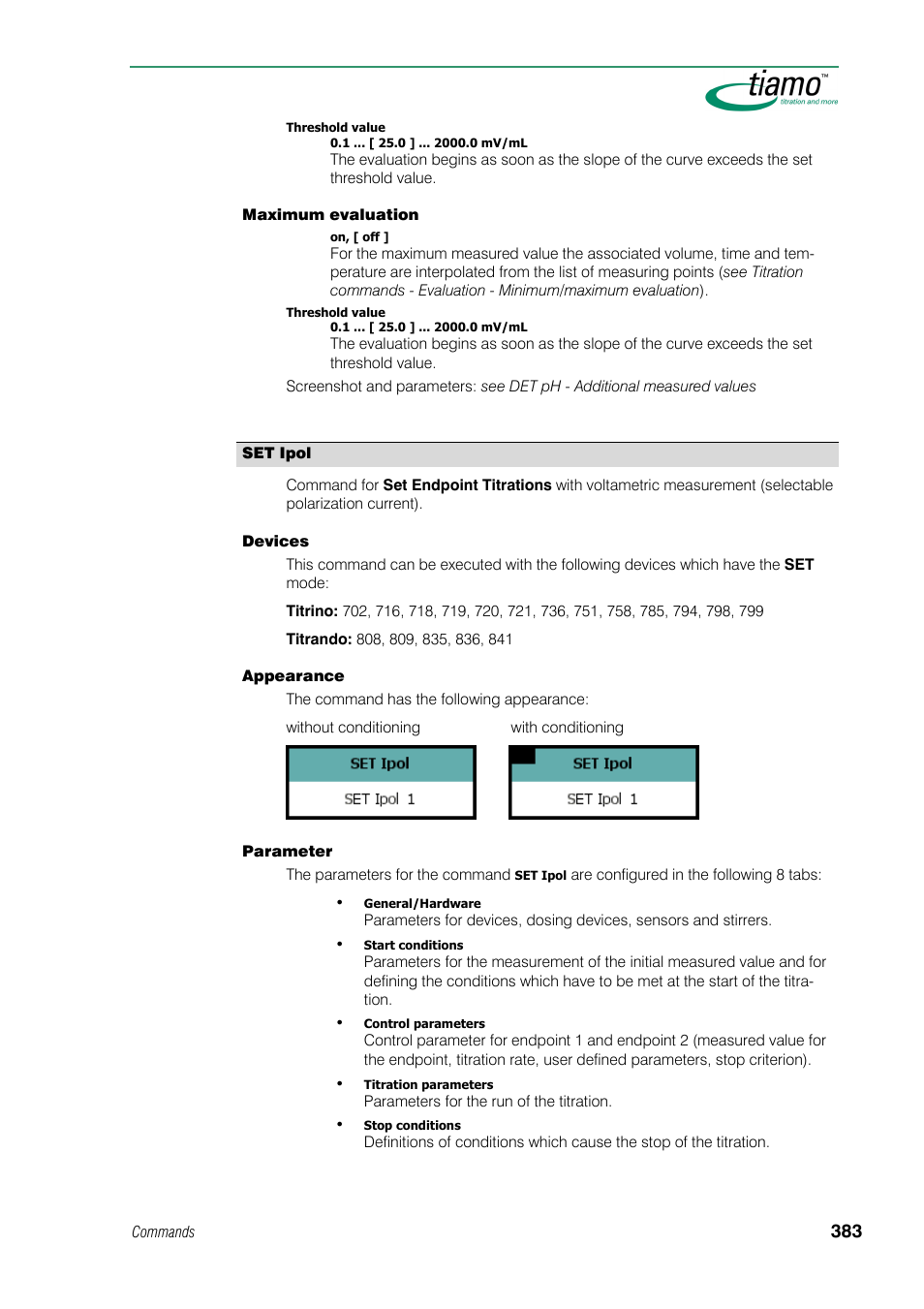 Metrohm tiamo 1.0 Manual User Manual | Page 407 / 714