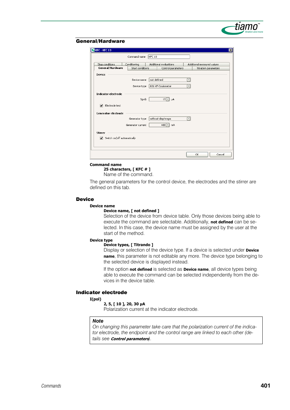 Metrohm tiamo 1.0 Manual User Manual | Page 425 / 714