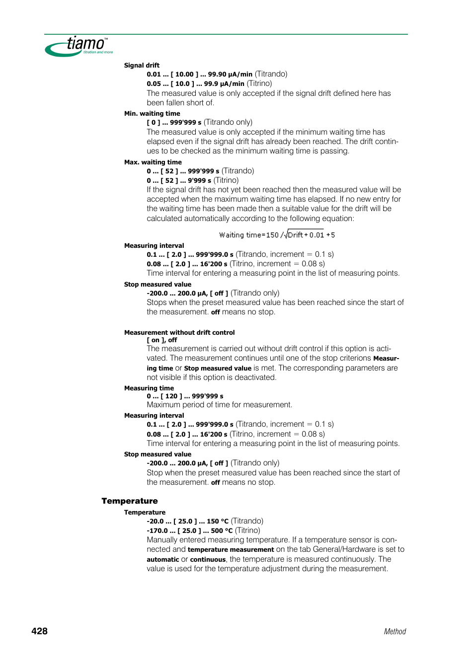 Metrohm tiamo 1.0 Manual User Manual | Page 452 / 714