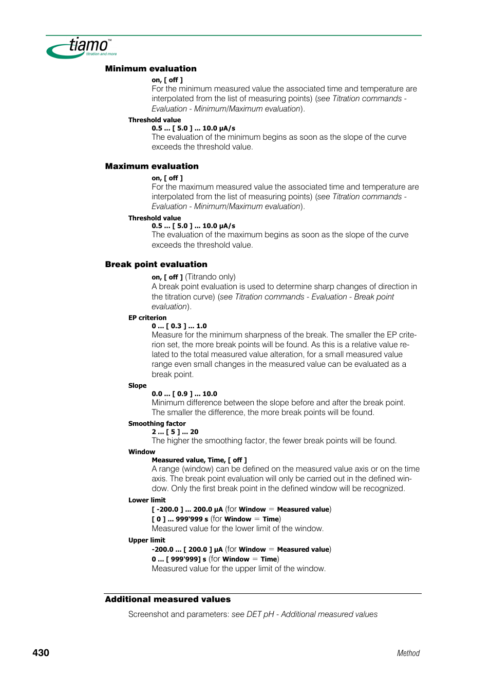 Metrohm tiamo 1.0 Manual User Manual | Page 454 / 714