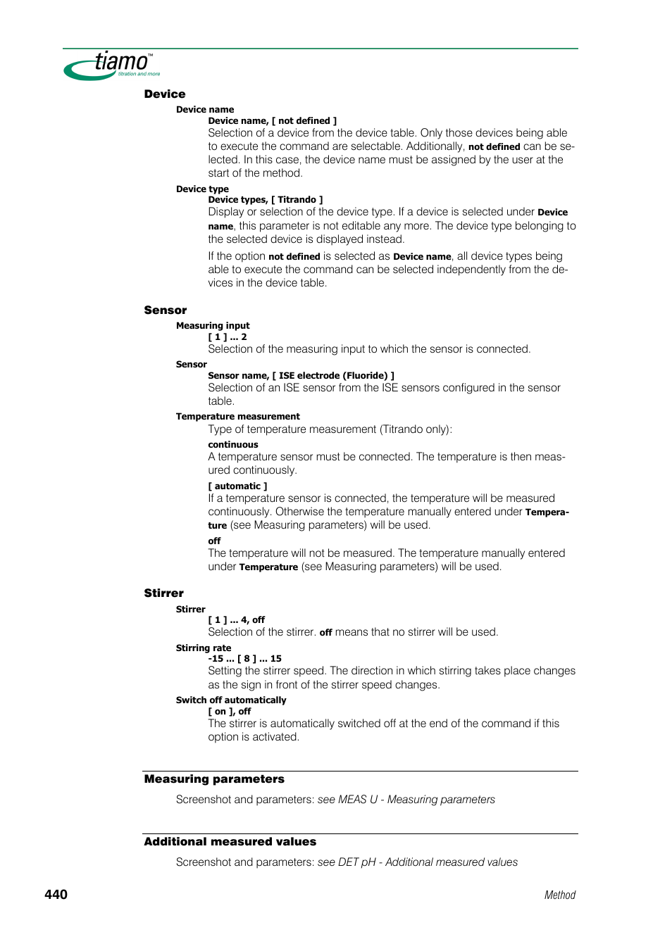 Metrohm tiamo 1.0 Manual User Manual | Page 464 / 714